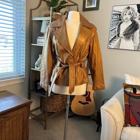 Bronze Leather Jacket by Wilson’s Leather - Picture 3 of 13